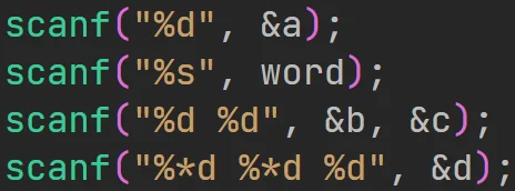 Funkcja "scanf" w języku C