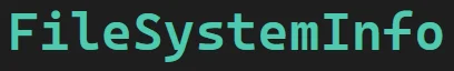 Klasa "FileSystemInfo" w języku C#