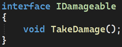 Słowo kluczowe "interface" w języku C#