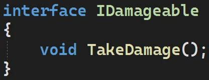Słowo kluczowe "interface" w języku C#