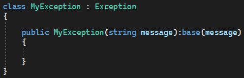 Tworzenie własnego wyjątku w języku C#