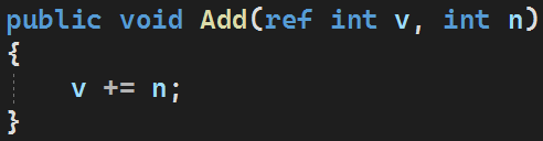 Słowo kluczowe "ref" w języku C#