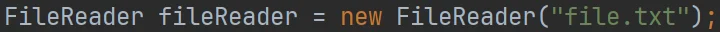 Klasa "FileReader" w języku Java