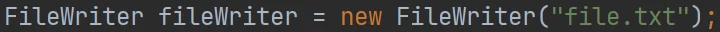 Klasa "FileWriter" w języku Java