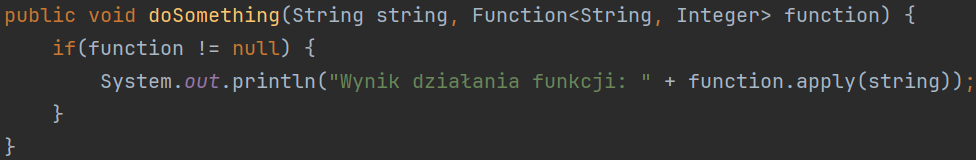 Interfejs funkcyjny "Function" w języku Java Interfejs funkcyjny "Function" w języku Java