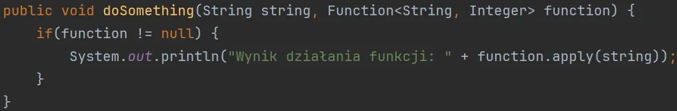 Interfejs funkcyjny "Function" w języku Java