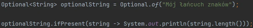 Typ danych "Optional" w języku Java