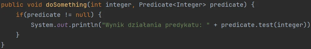 Interfejs funkcyjny "Predicate" w języku Java