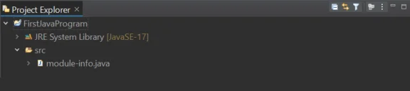 Tworzenie projektu dla pierwszego programu w języku Java w "Eclipse" - część trzecia