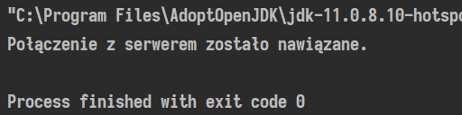 Nawiązywanie połączenia poprzez obiekt "Socket" w języku Java