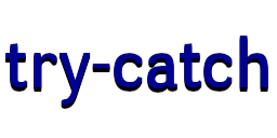 Przechwytywanie wyjątków w języku Java za pomocą słów kluczowych "try" i "catch"