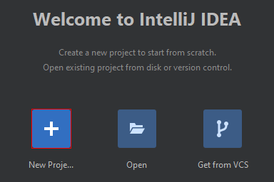 Tworzenie projektu dla pierwszego programu w języku Java w "IntelliJ IDEA"