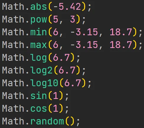 Metody obiektu "Math" w języku JavaScript