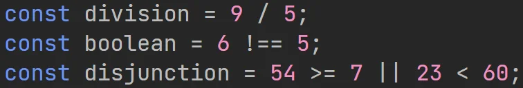 Operatory w języku JavaScript