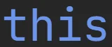 Słowo kluczowe "this" w języku JavaScript Słowo kluczowe "this" w języku JavaScript