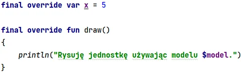 Słowo kluczowe "final" w języku Kotlin