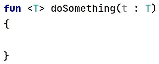 Funkcja sparametryzowana w języku Kotlin