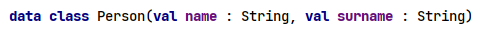 Klasa danych w języku Kotlin