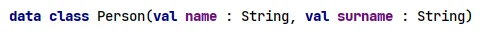 Klasa danych w języku Kotlin