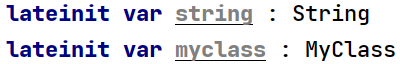 Słowo kluczowe "lateinit" w języku Kotlin Słowo kluczowe "lateinit" w języku Kotlin