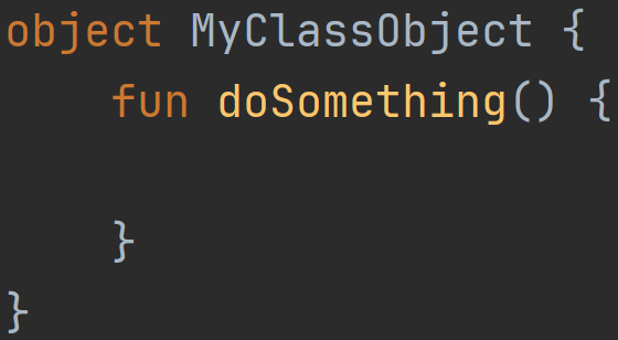 Obiekt klasowy w języku Kotlin