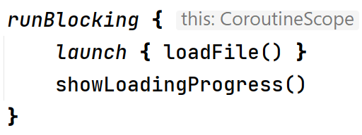 Funkcja "runBlocking" w języku Kotlin