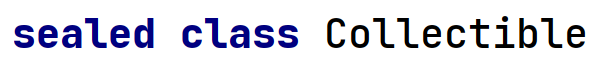 Klasa zapieczętowana w języku Kotlin