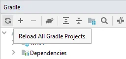 Synchronizacja "Gradle" w "IntelliJIDEA"