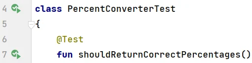 Uruchamianie testu jednostkowego w "IntelliJIDEA" Uruchamianie testu jednostkowego w "IntelliJIDEA"