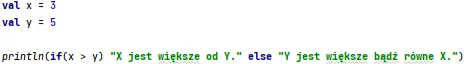 Wyrażenie warunkowe w języku Kotlin