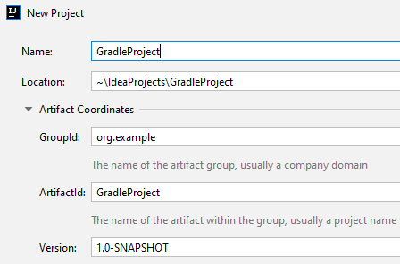 Tworzenie projektu typu "Gradle" w "IntelliJIDEA"