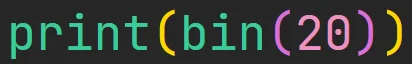 Funkcja "bin" w języku Python