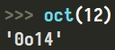 Funkcja "oct" w Pythonie (systemy liczbowe)