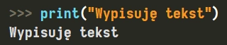 Funkcja "print" w języku Python