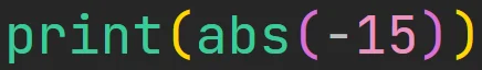 Funkcja "abs" w języku Python