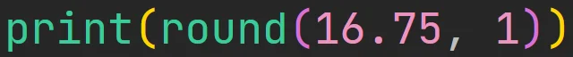 Funkcja "round" w języku Python