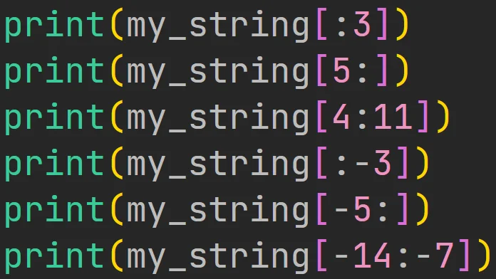 Pobieranie fragmentu łańcucha znaków w języku Python