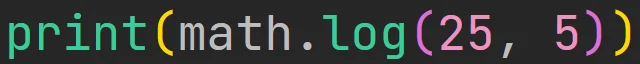 Metoda "log" modułu "math" w języku Python