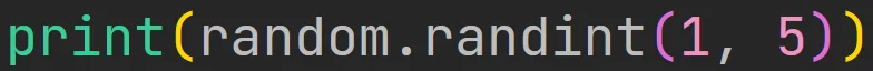 Metoda "randint" modułu "random" w języku Python