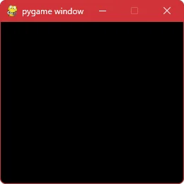 Puste okno gry pakietu "pygame" w języku Python Puste okno gry pakietu "pygame" w języku Python
