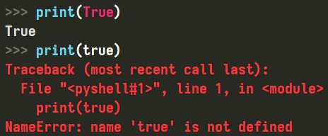Pisownia wartości logicznych