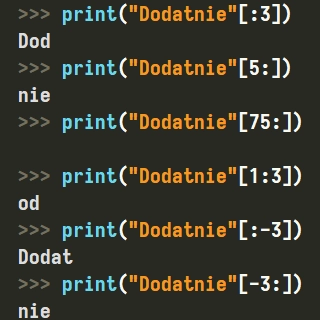 Przycinanie łańcucha znaków w Pythonie