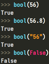 Funkcja "bool" w Pythonie (konwersja typów)