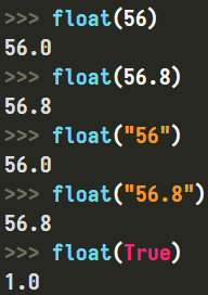 Funkcja "float" w Pythonie (konwersja typów)