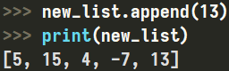 Metoda "append" klasy "list" w języku Python