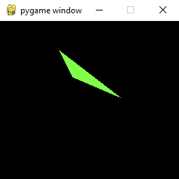 Metoda "polygon" w Pythonie z modułu "pygame.draw"