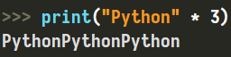 Mnożenie łańcuchów znaków w Pythonie
