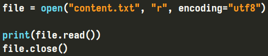 Odczyt pliku tekstowego w Pythonie