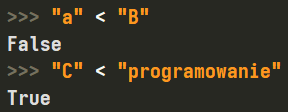 Porównywanie łańcuchów znaków w Pythonie