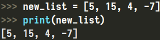 Wypisanie listy w Pythonie za pomocą funkcji "print"